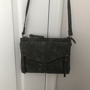 Grey Acid Wash Purse